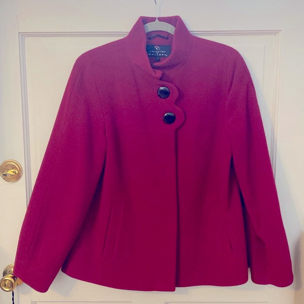 Red Wool Jacket - image 1
